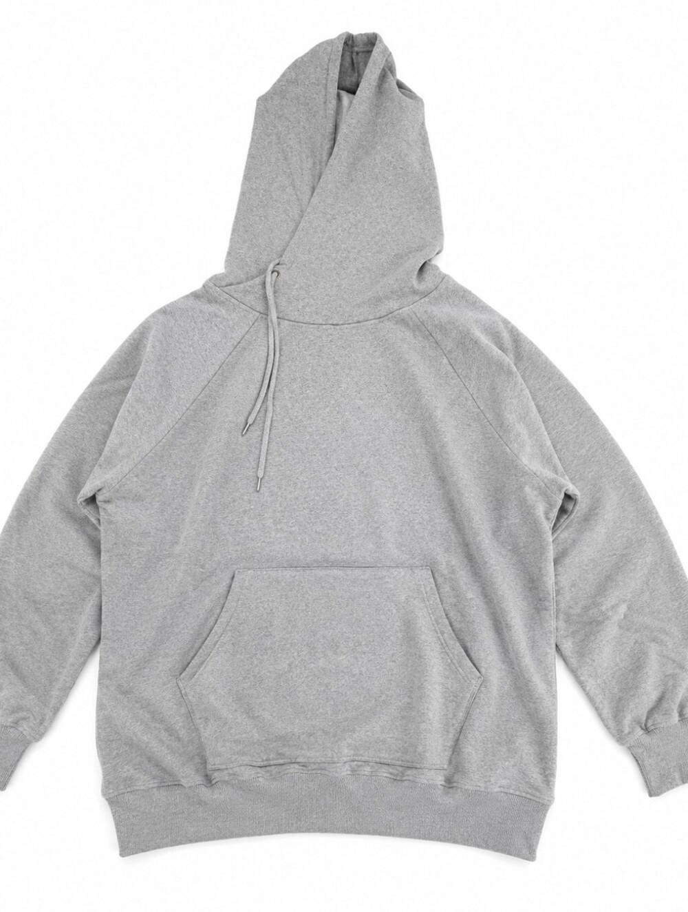 Heather Gray Oversized Cowl Hood Pullover Sweatshirt